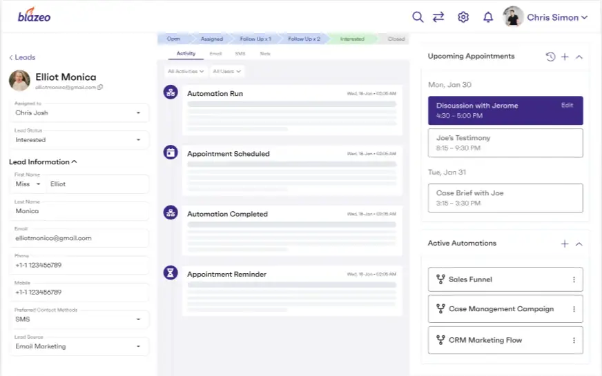 Automations & Appointments