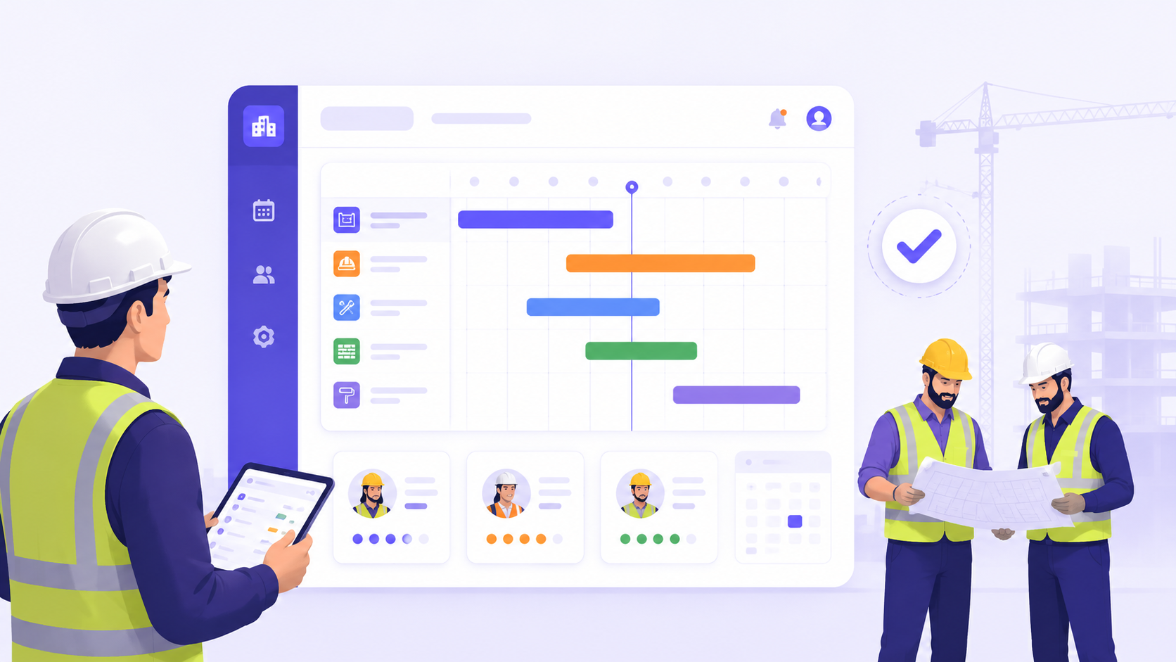 Construction scheduling software
