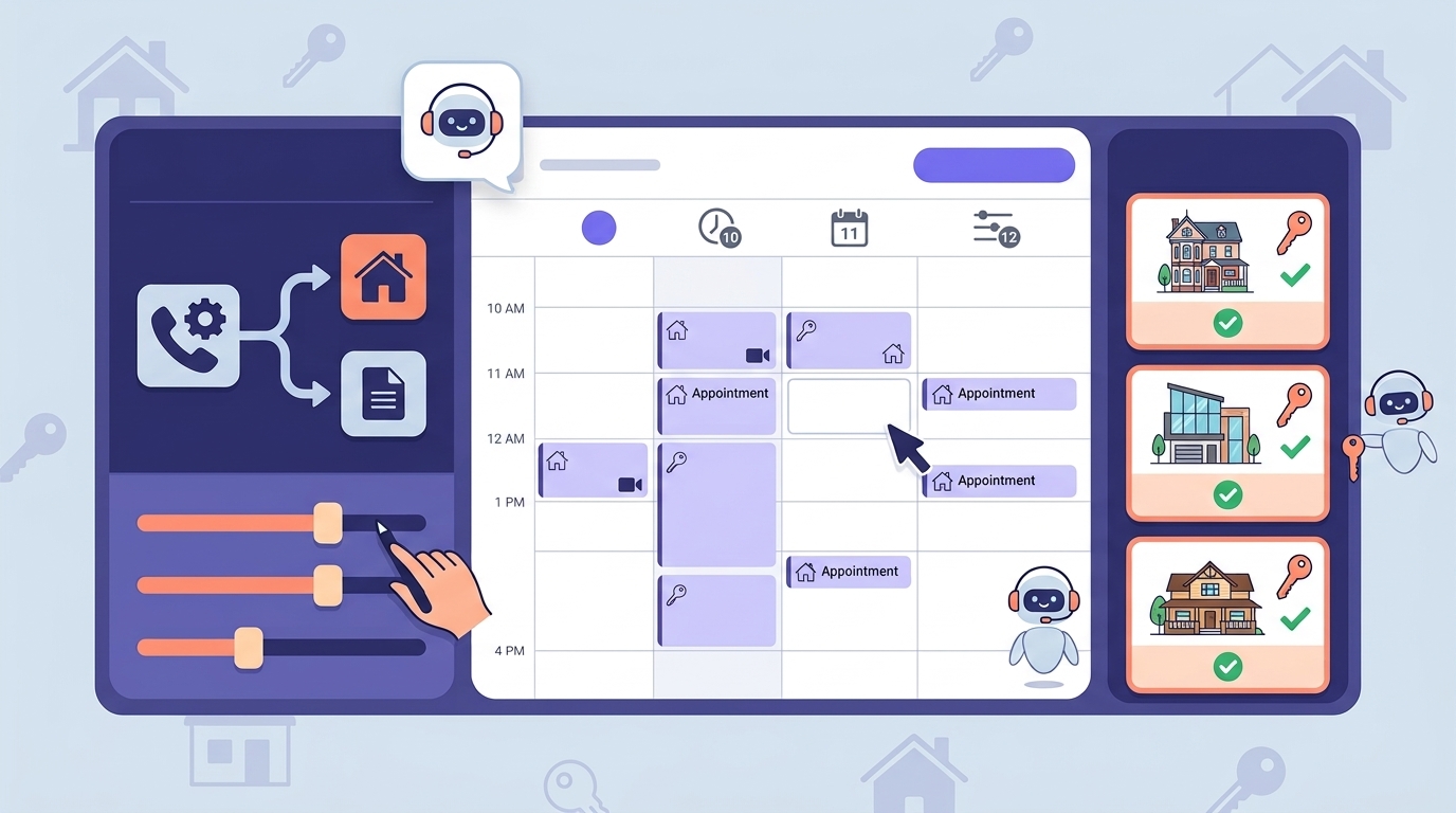How to Set Up Automated Call Answering With Appointment Booking for Real Estate Business