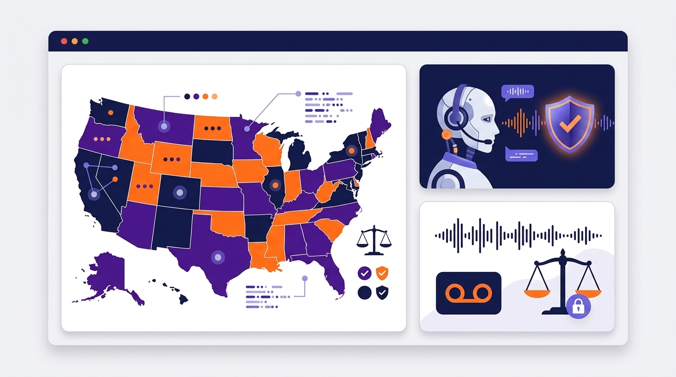 Is an AI Receptionist Legal in the US AI Disclosure and Call Recording Rules by State